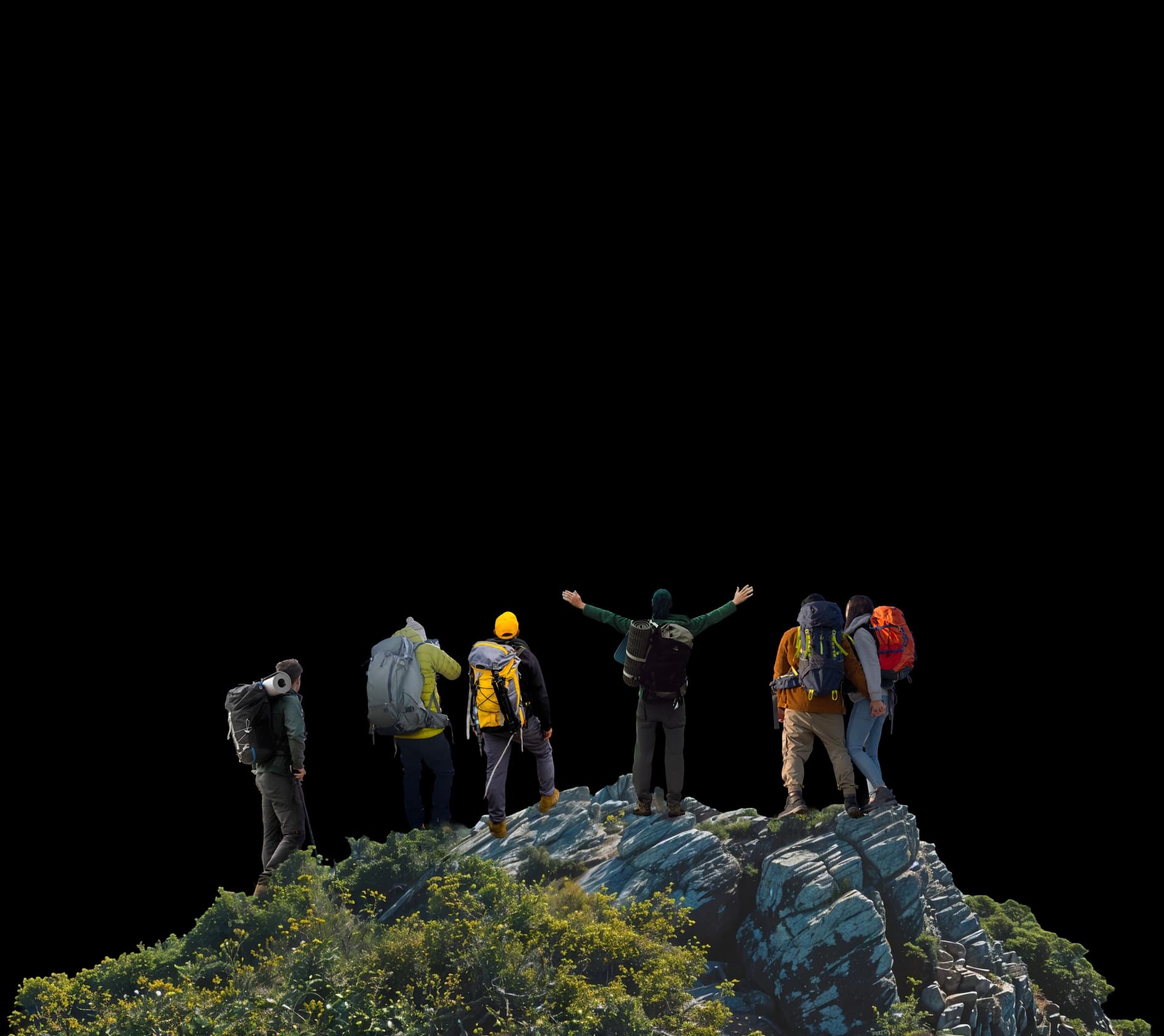 MNTN Team in mountains